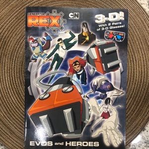 Generator Rex Book - 3-D Glasses Included - Evos and Heroes